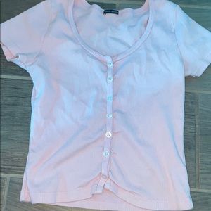 pink gina top-brandy melville